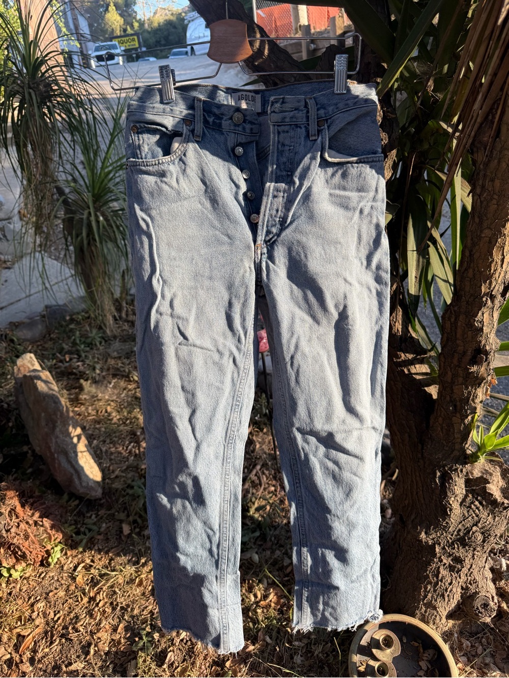 Women’s Agolde Jeans Light Blue Denim